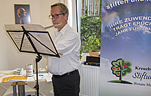 Stifterfest 2012 (Bild: Musikalisches Intermezzo, Jürgen Haller auf der Querflöte)