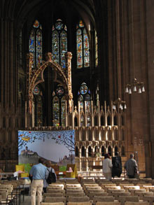 Marburg 2007 (Bild: Elisabethkirche innen)