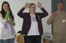 DJMiK WS Heppenheim (Bild: Lockerungsübungen)