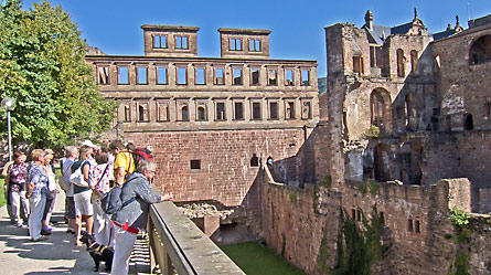 Ausflug nach Heidelberg (Bild: Schloßruine)