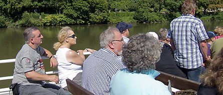 Ausflug nach Heidelberg (Bild: Schifffahrt auf dem Neckar)