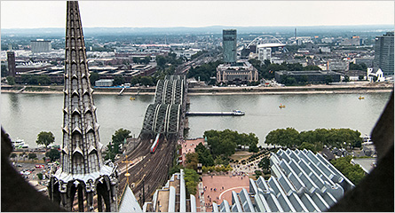 Ausflug nach Köln (Bild: Blick vom Turm)
