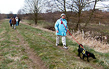 Osterspaziergang 2013 (Bld: Auch Sira gefällt es)