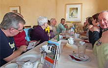 Osterspaziergang 2013 (Bld: Gemütlicher Abschluss)