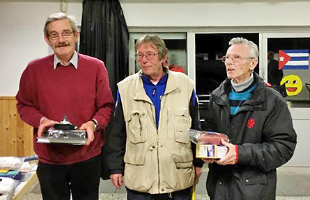 Spielnachmittag 2014 (Bild: Die drei Gewinner des Skatturniers)