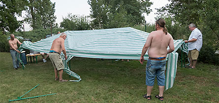 Grillfest / Jubiläum 2015 (Bild: Abbau