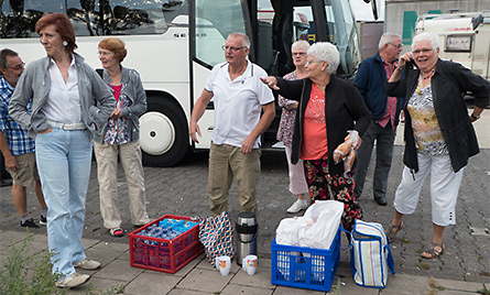 Ausflug nach Andernach (Bild: Stop bei Limburg)